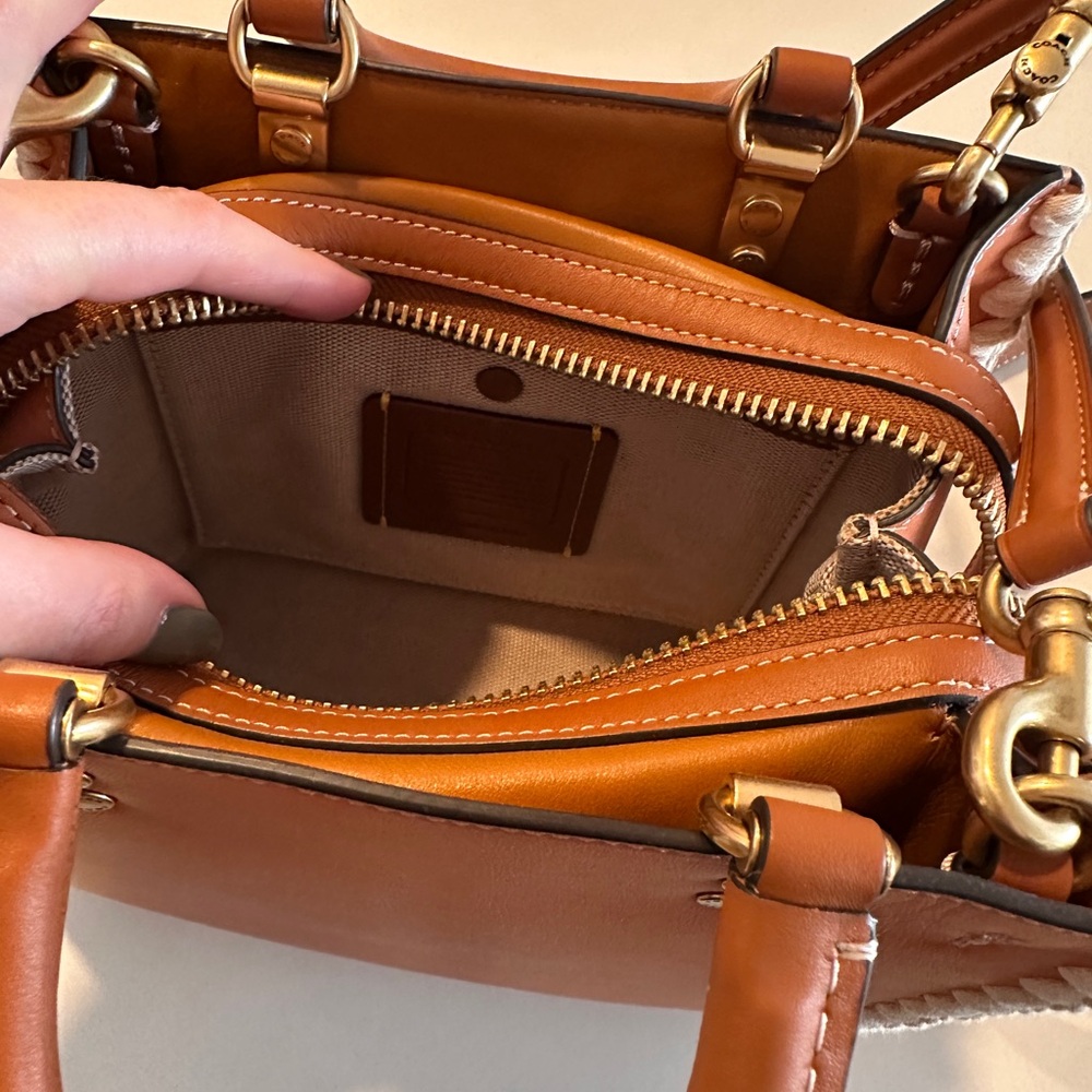 NWOT Coach Rogue 20 with Crochet - Picture 7 of 11